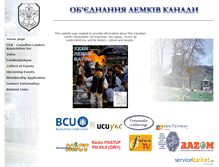 Tablet Screenshot of lemko-olk.com